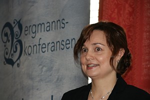 Ingunn Rekstad under Bergmannskonferansen 2008. Foto: Marit Mjøen