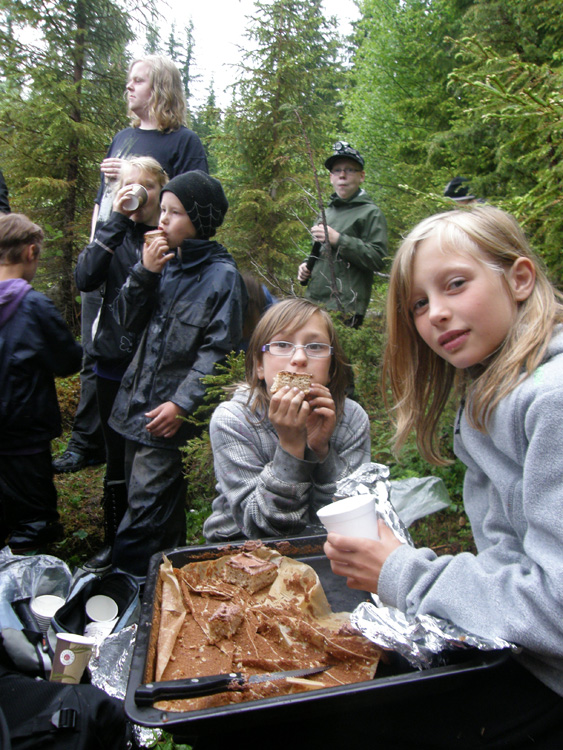 Grottevandring med speiderne