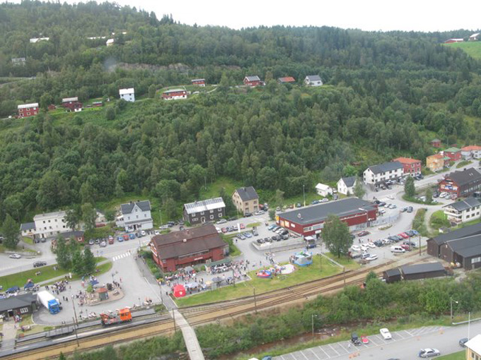 Helikoptertur med Jacob, under Bergmansdagene