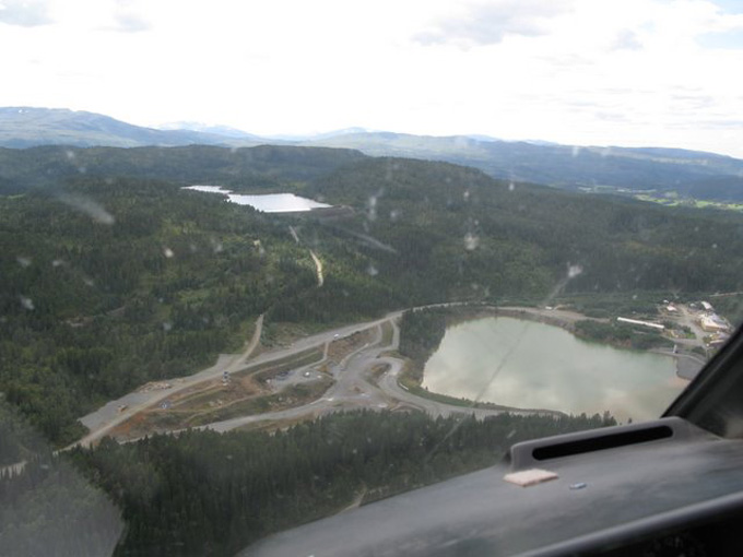 Helikoptertur med Jacob, under Bergmansdagene