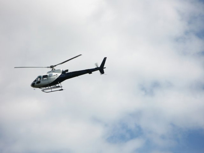 Helikoptertur med Jacob, under Bergmansdagene