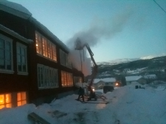 Brann på Grefstadskolen?