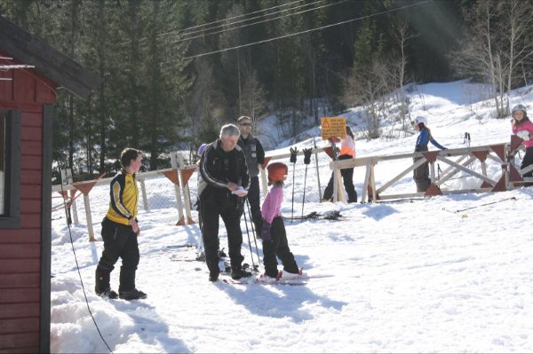 Familiedag i alpinbakken