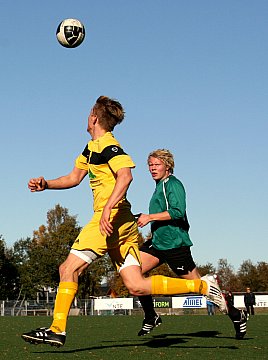 Tung avslutning av kampen for junior.