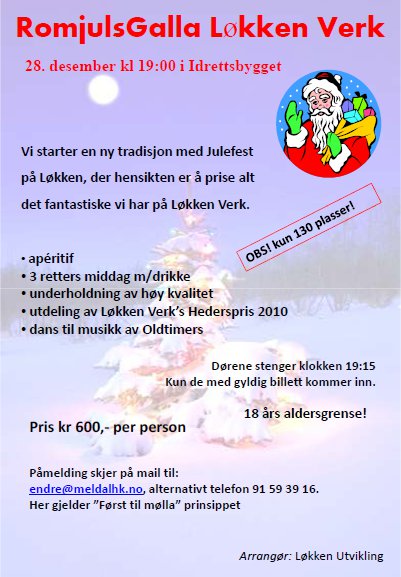 Romjulsgalla Løkken