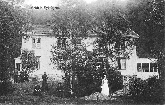 Gamle postkort fra Meldal