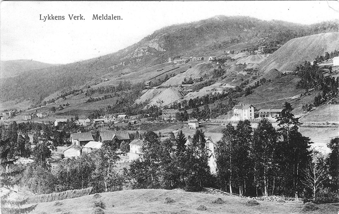 Gamle postkort fra Meldal