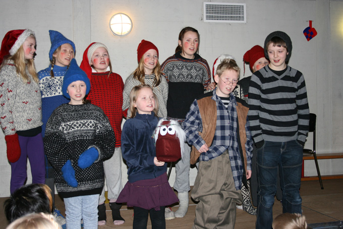 Juleavsluttning Grefstad skole