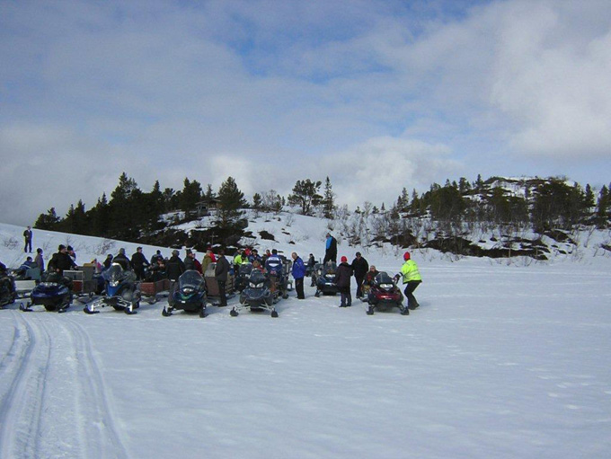 Skutertur lørdag 10 april 2010