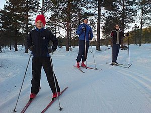 Lysløypa i Litjåsen. Foto: Odd Erik Sørløkk