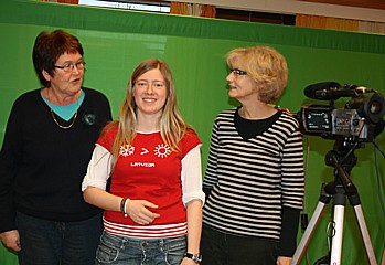 Marit Bisgaard, Ida Eldøen fra Headspin og Ingrid Solem. Foto: Marit Mjøen