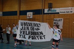 Jubelscener etter seier mot Volda/Ørsta. Foto: Endre Storholt/www.meldalhk.no