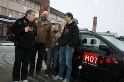 F.v. Bård Bergsrønning, Ørjan Takle, Tina Marie Bjørnstrøm og Edvard Halgunset. Foto: Marit Mjøen