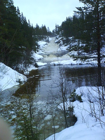 Staveligfossen. Foto: Kjell Klingen