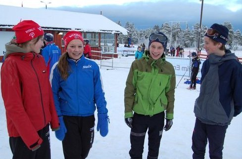 F.v.: Mari Muan, Monika Kvam, Andreas Kvam, Knut Kåre A Brøndbo. Foto: Mari Kvam