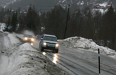Vannvittig like sør for Løkken Verk sentrum i dag. Foto: Marit Mjøen