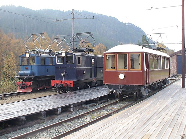 Lokparade på Løkken stasjon. Foto: ORKLA Industrimuseum