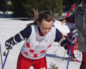 Mari Muan på startstreken. Foto: Mari Kvam