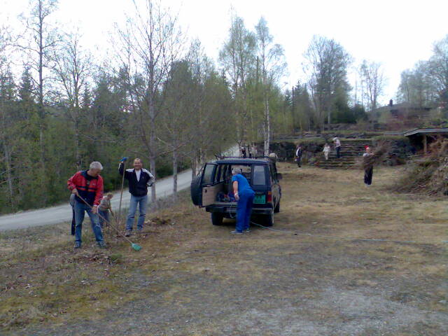 Dugnad i Langenskaret
