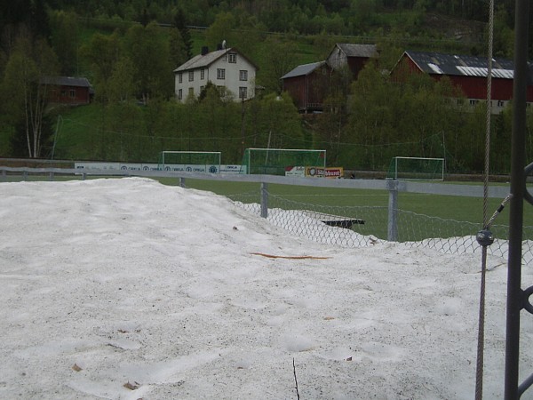 Orklabanen er omkranset av snø ... Foto: Olav S. Kvaale