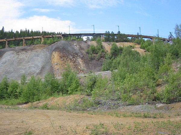 Forurensende  velt i Løkendalen. Foto: Ove Smedplass