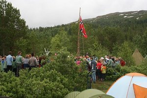 Fra speiderleir ved Frilsjøen i juni 2008. Foto: Ingrid Mjøen