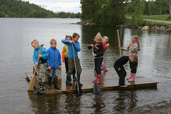 Ut på dypt vann ...