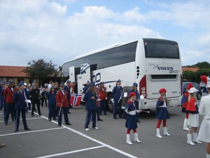 Meldal Skolekorps til Bornholm. Foto: Signy Thomassen Stendal