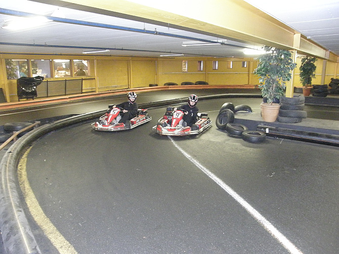 Kappkjøring med gokart