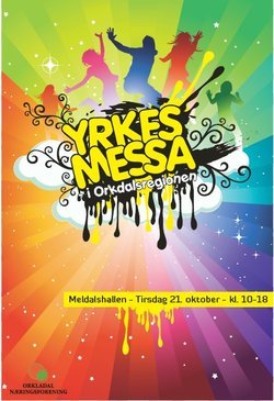 Forside av messeavisa 2008