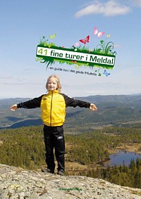 Omslag på turboka 41 fine turer i Meldal.
