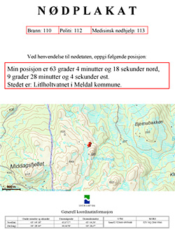 Nødplakat