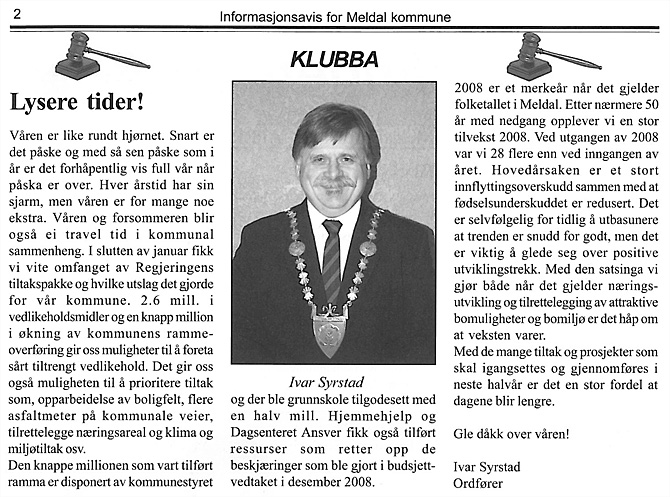 Faksimile Medalingen