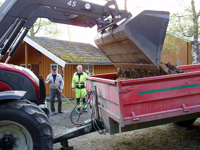 Tradisjonell Rotary-dugnad på Bygdemuseet