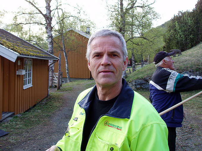 Tradisjonell Rotary-dugnad på Bygdemuseet