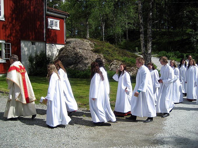 Konfirmasjon i Løkken Kirke