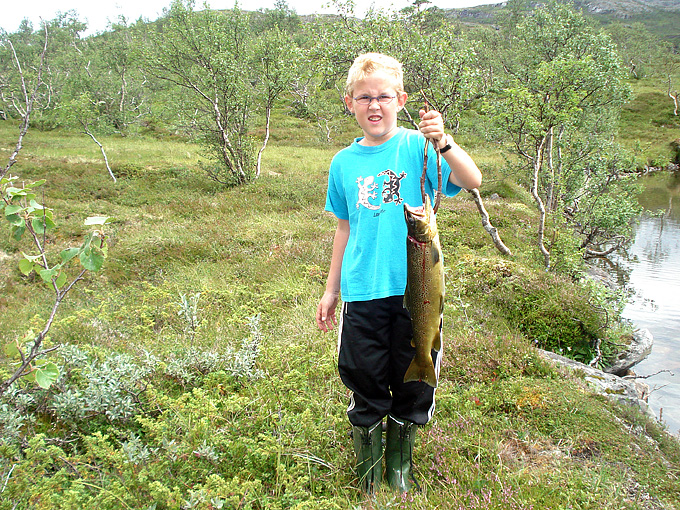 Skikkelig stolt fisker