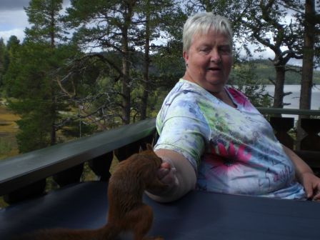 En liten gjest på besøk