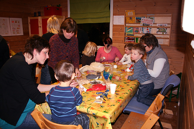 Juleverksted på Grefstad barnehage 02.12.09