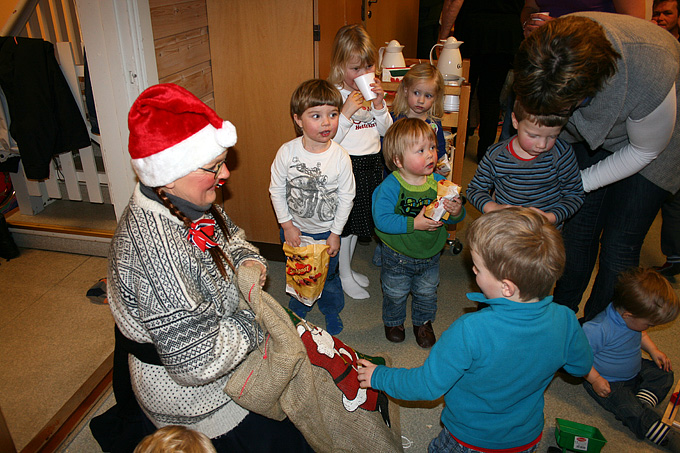 Juleverksted på Grefstad barnehage 02.12.09