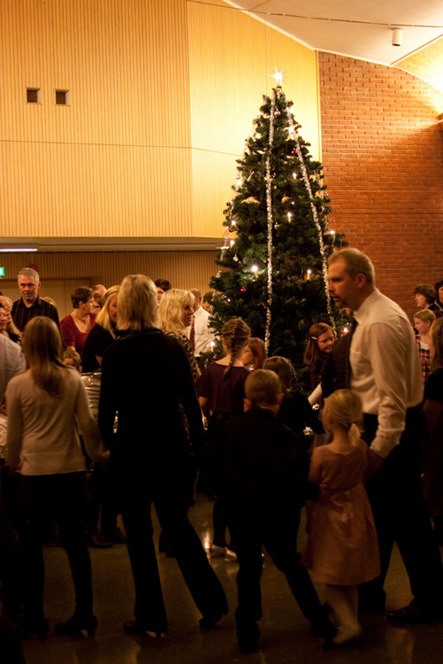 Trivelig juletrefest