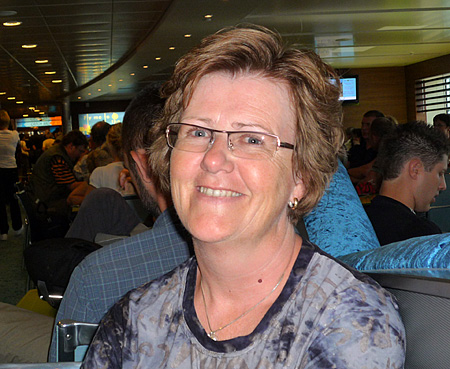 Min kone Margit er den som vanligvis er fotografen i familien, men her har det blitt et bilde av henne også.