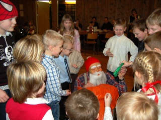 Nissen hadde pakker 