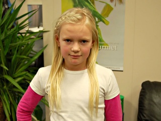Silje ønsker seg veldig langt hår 