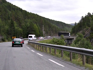 Riksvei 3 er sterkt trafikkert 