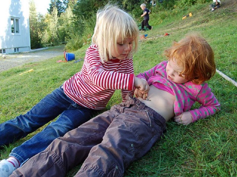 Andrea og Merethe  