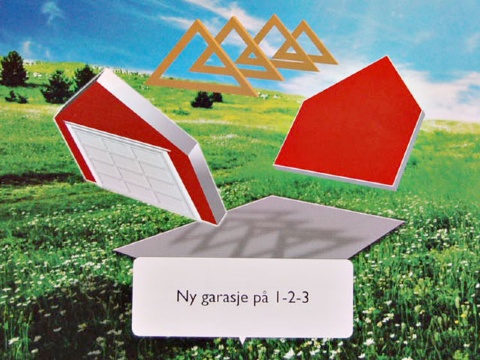 Garasje på 1-2-3.  