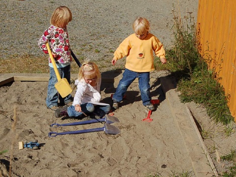 Her skal de gå på ski – med staver!  