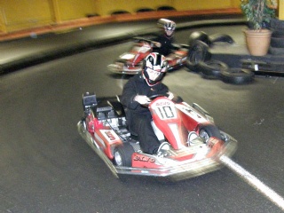 Kappkjøring med gokart 