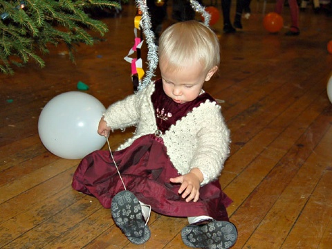 Elida Rye ble lei av ballongen  